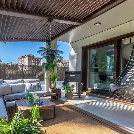 Akomodat En Precioso Y Moderno Con Jardin Y Parking Getxo Exterior photo